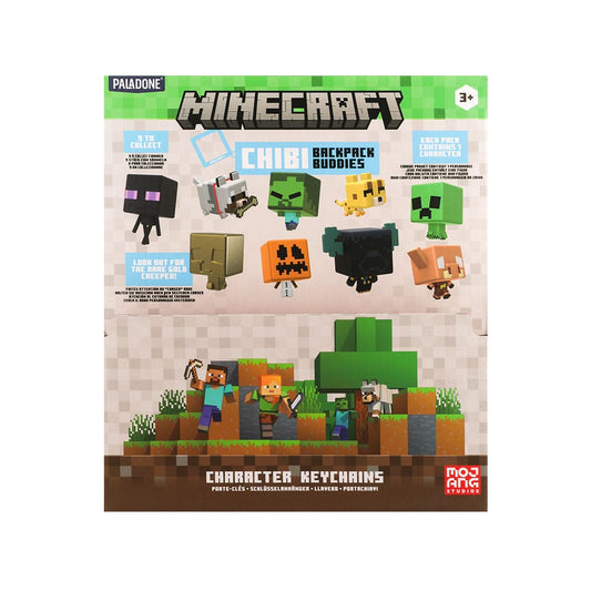 Minecraft Taschenanhänger Backpack Buddies Mystery Bags Series 3 Display (24)
