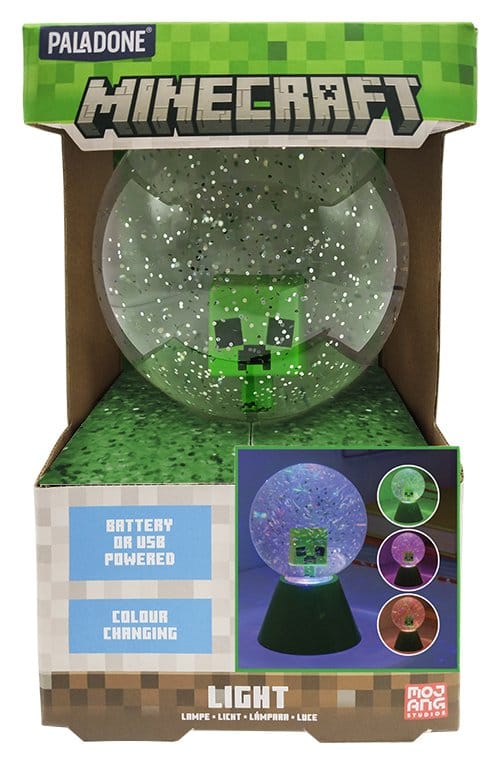 Minecraft Leuchte LED Glitter Ball
