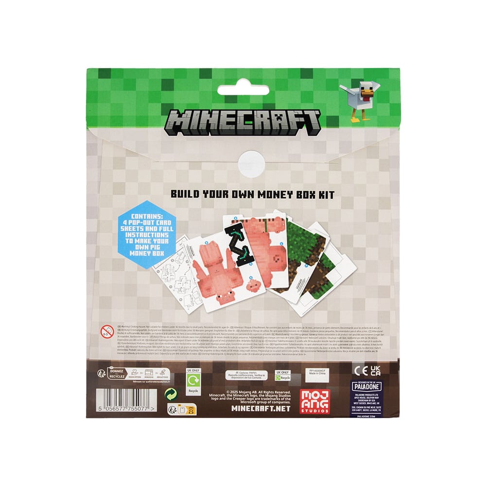 Minecraft Build Your Own Spardose Schwein