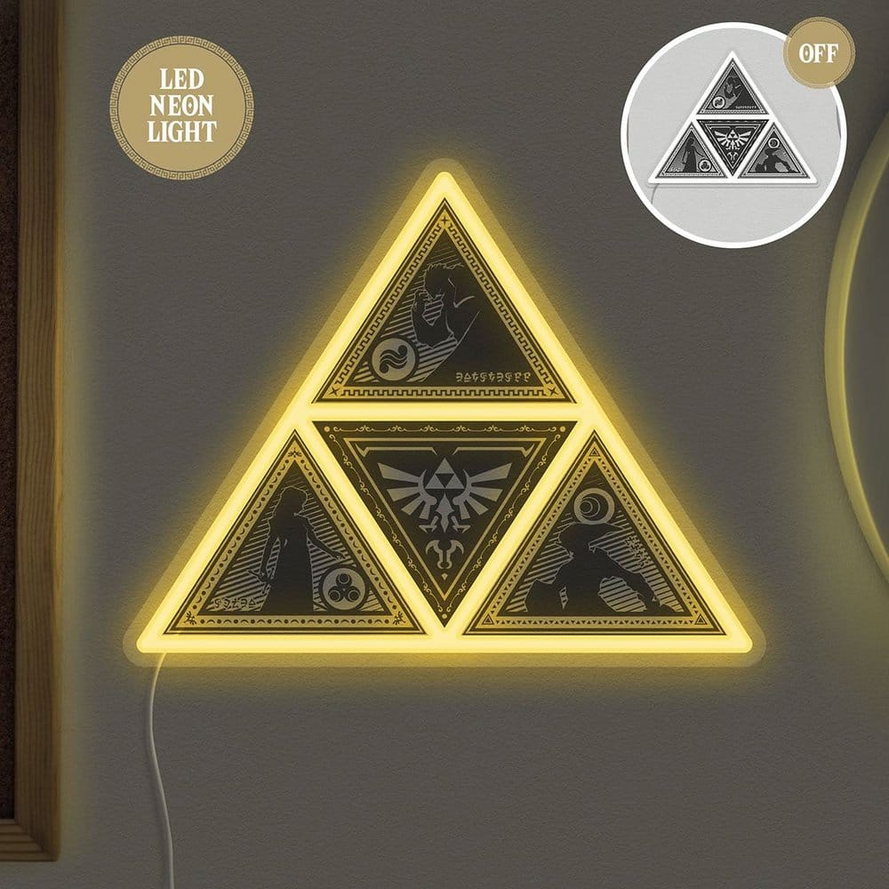 The Legend of Zelda Wandleuchte Triforce 22 x 25 cm