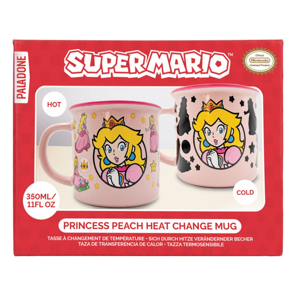 Super Mario Tasse mit Thermoeffekt Princess Peach