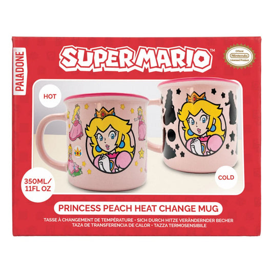 Super Mario Tasse mit Thermoeffekt Princess Peach