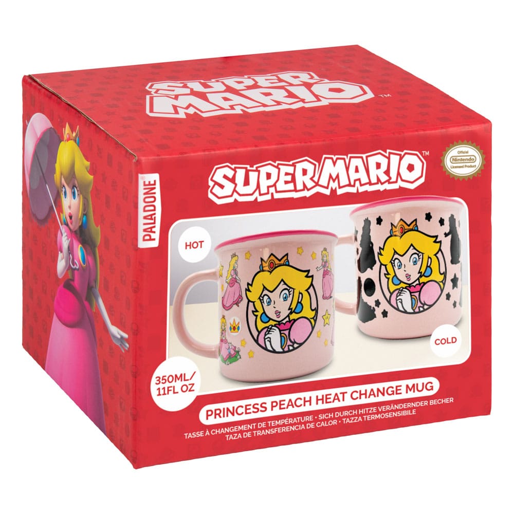 Super Mario Tasse mit Thermoeffekt Princess Peach