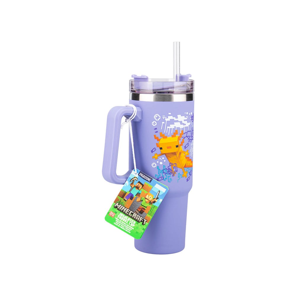 Minecraft Trinkbecher To Go Purple