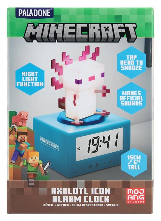 Minecraft Icon Wecker Axolotl