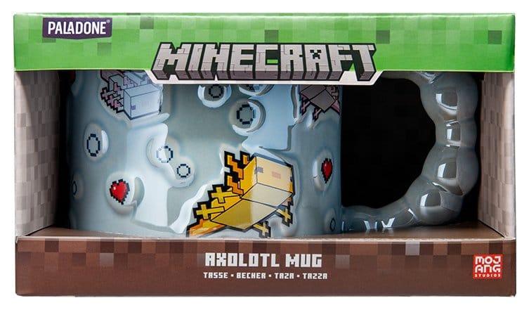Minecraft Tasse Axolotl Bubble Shaped