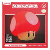Super Mario Lampe mit Soundfunktion Power-Up Pilz 12 cm