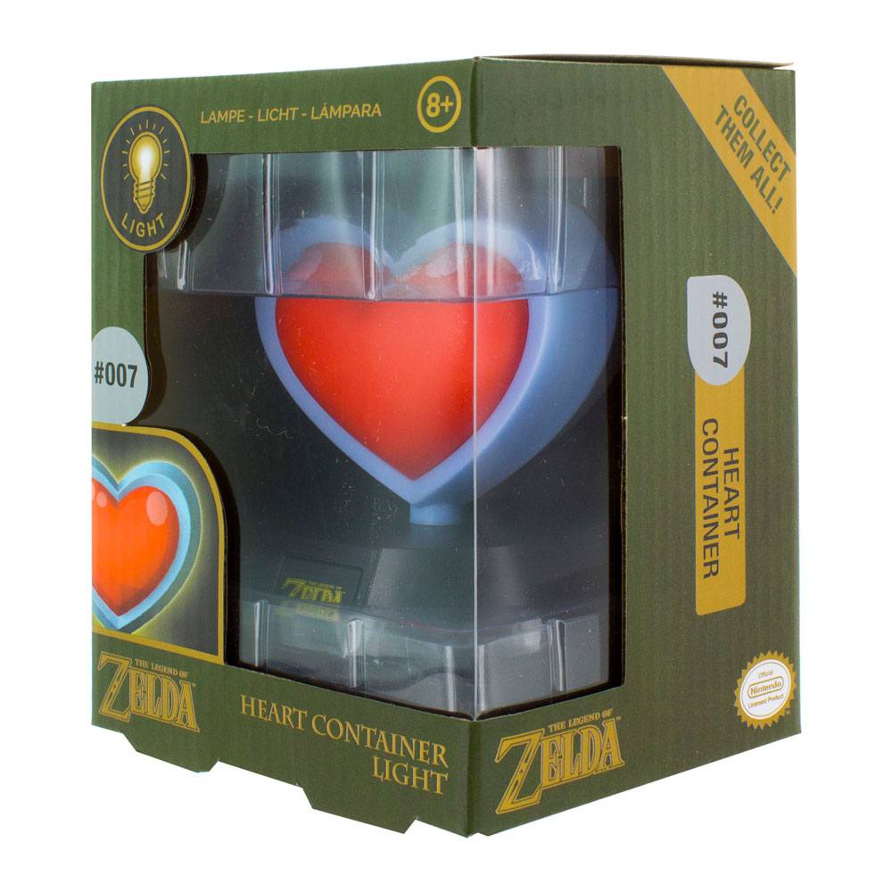 Legend of Zelda 3D Lampe Herzcontainer 10 cm