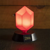 The Legend of Zelda 3D Icon Lampe Red Rupee 10 cm