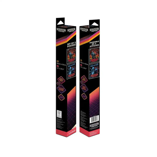 Stranger Things Poster 2er-Set 38 x 52 cm