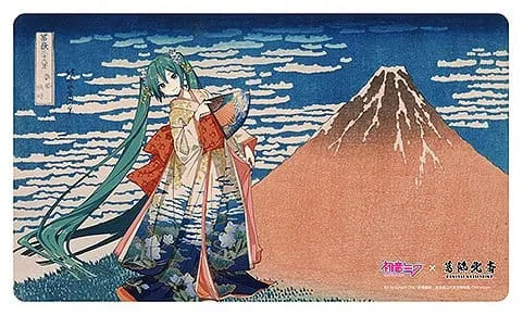 Hatsune Miku x Katsushika Hokusai iXima Desk Mat The Great Wave off Kanagawa/Fine Wind, Clear Morning