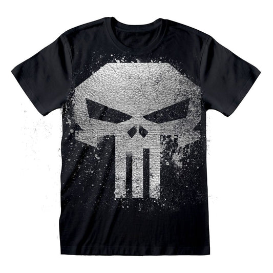 Punisher T-Shirt Skull With Metallic Ink Größe S