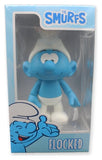 Die Schlümpfe Vinyl Figur Schlumpf Weiß und Blau - Flocked 19 cm