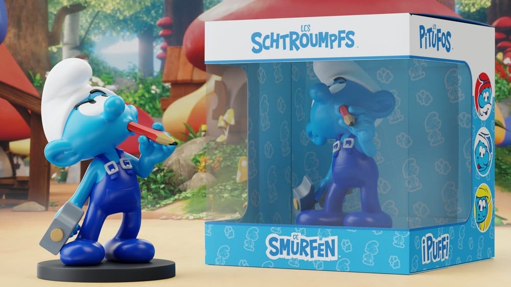 Die Schlümpfe Statue Handwerker-Schlumpf 11 cm
