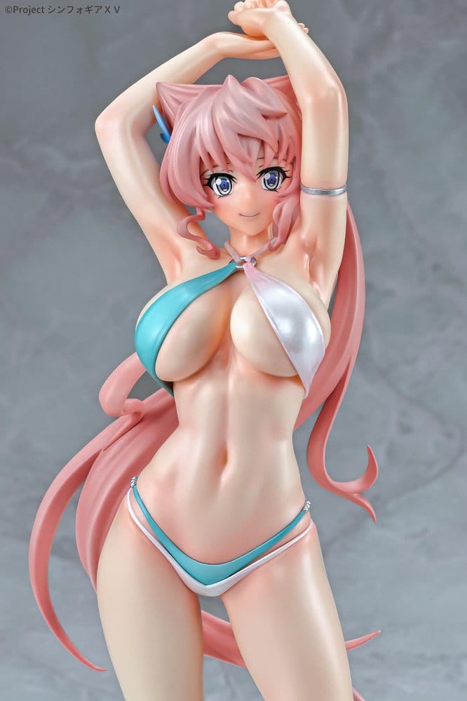 Senki Zesshou Symphogear XV PVC Figur 1/7 Maria Cadenzavna Eve Bikini style Gloss ver. 27 cm