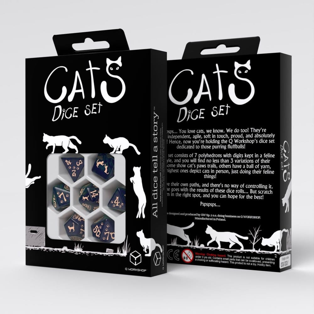 CATS 7er-Würfelset Mittens