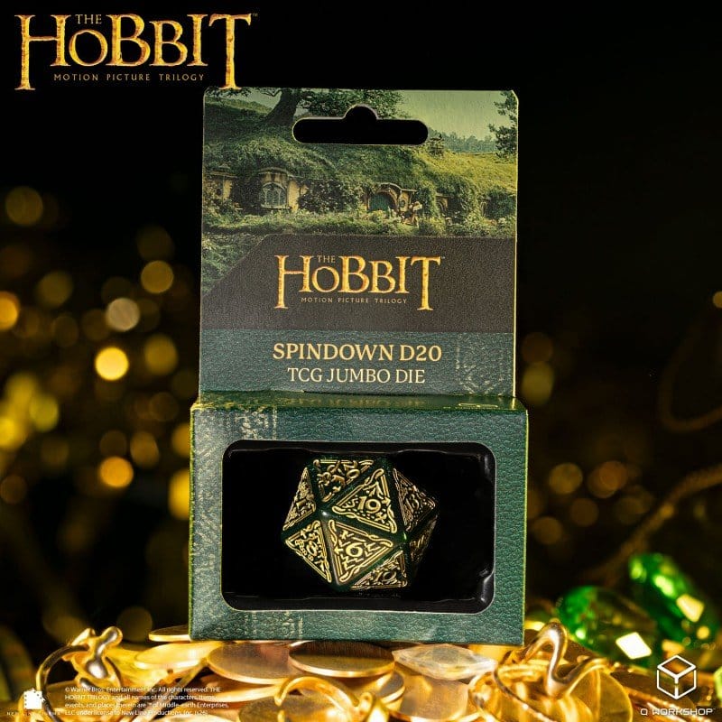 Der Hobbit Spindown Jumbo Würfel Verdant TCG D20