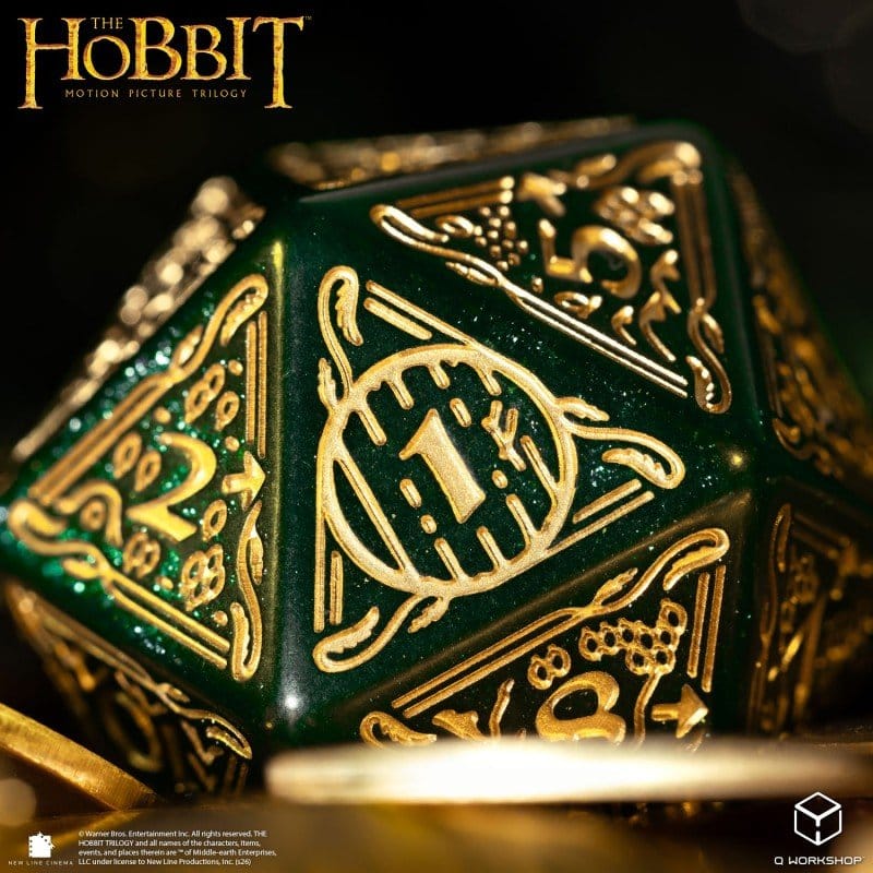 Der Hobbit Spindown Jumbo Würfel Verdant TCG D20