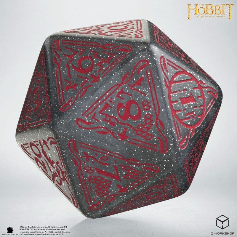 Der Hobbit Spindown Jumbo Würfel Lunaris TCG D20