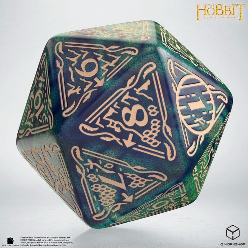 Der Hobbit Spindown Jumbo Würfel Tideborn TCG D20