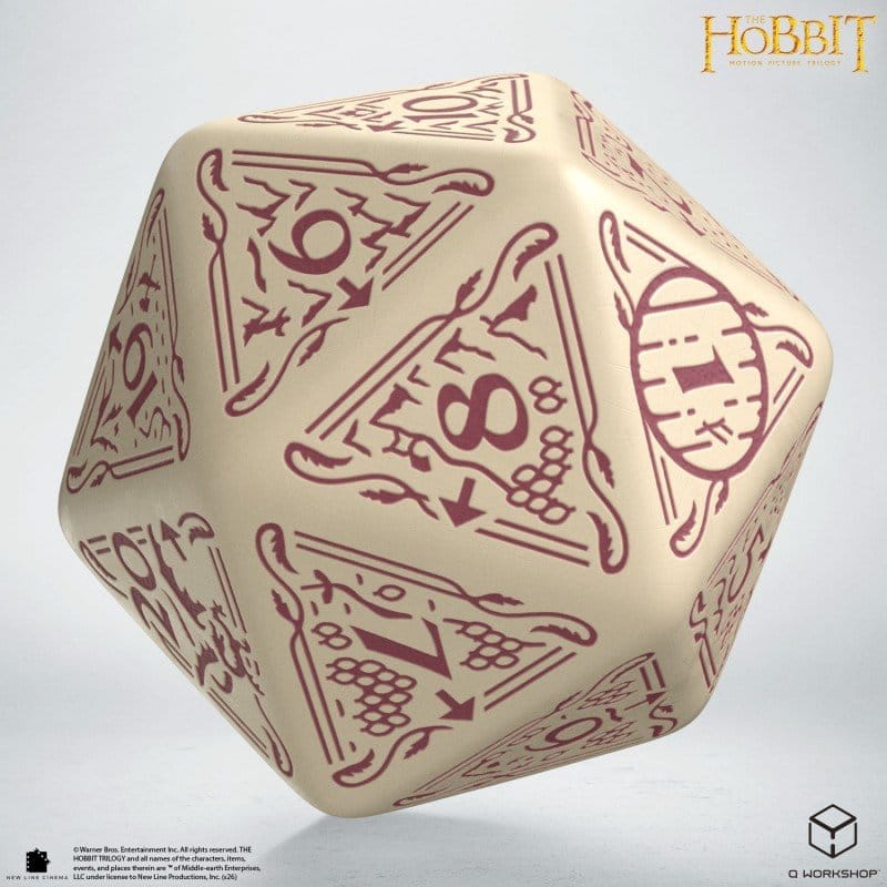 Der Hobbit Spindown Jumbo Würfel Terra TCG D20