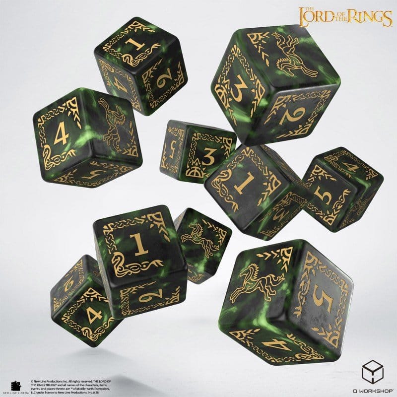 Der Herr der Ringe: 10er D6 Würfelset Rohan