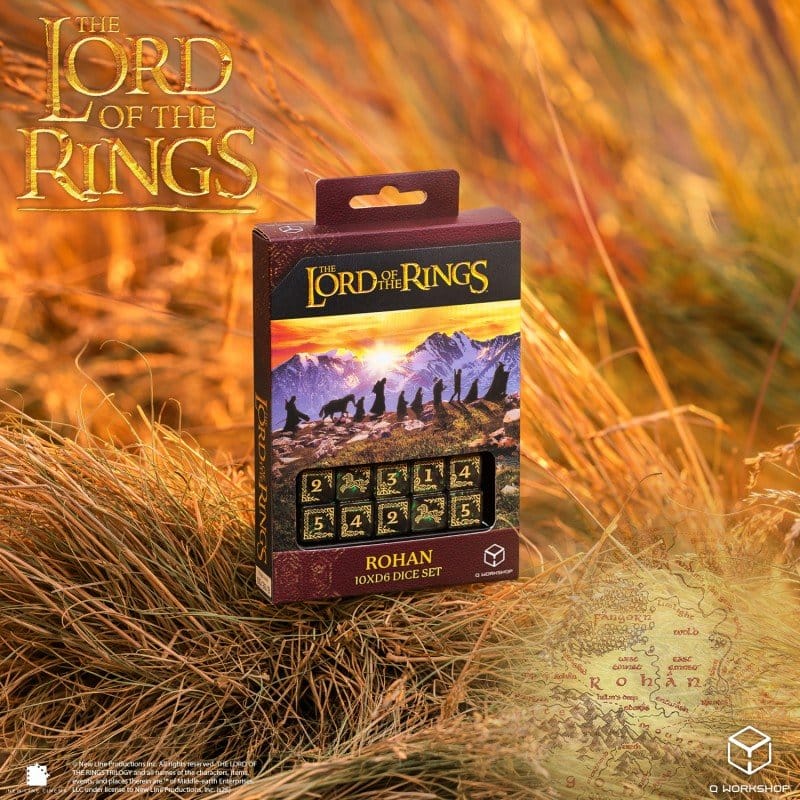 Der Herr der Ringe: 10er D6 Würfelset Rohan