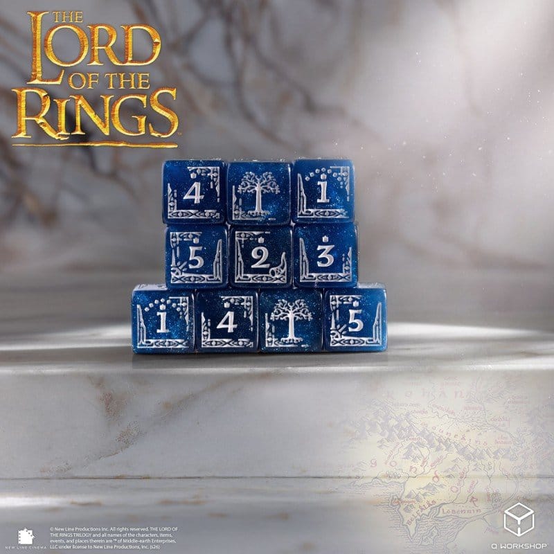 Der Herr der Ringe: 10er D6 Würfelset Gondor