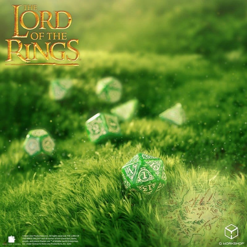 Der Herr der Ringe 7er-Würfelset Auenland
