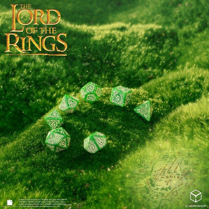 Der Herr der Ringe 7er-Würfelset Auenland