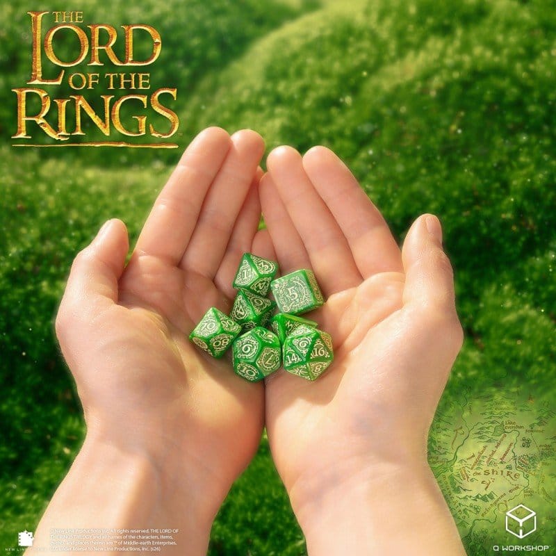 Der Herr der Ringe 7er-Würfelset Auenland