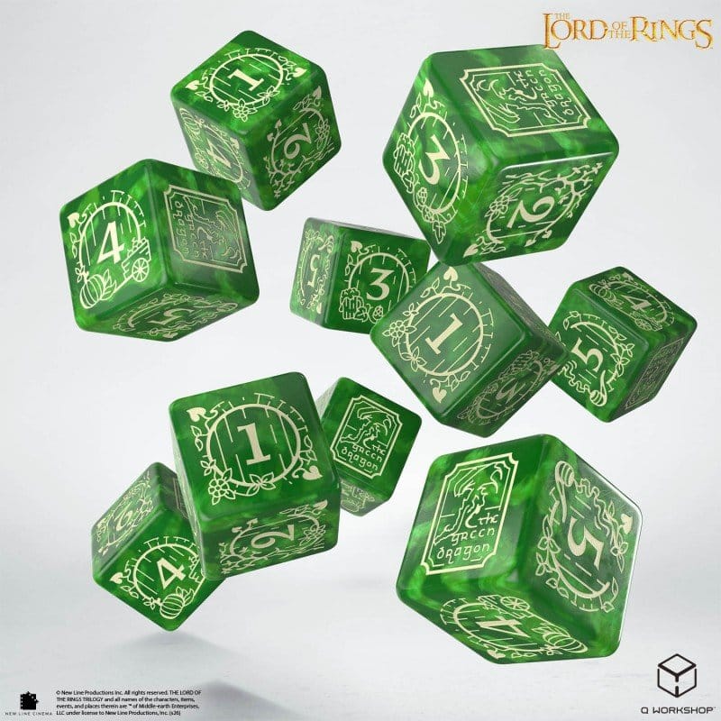 Der Herr der Ringe: 10er D6 Würfelset Auenland