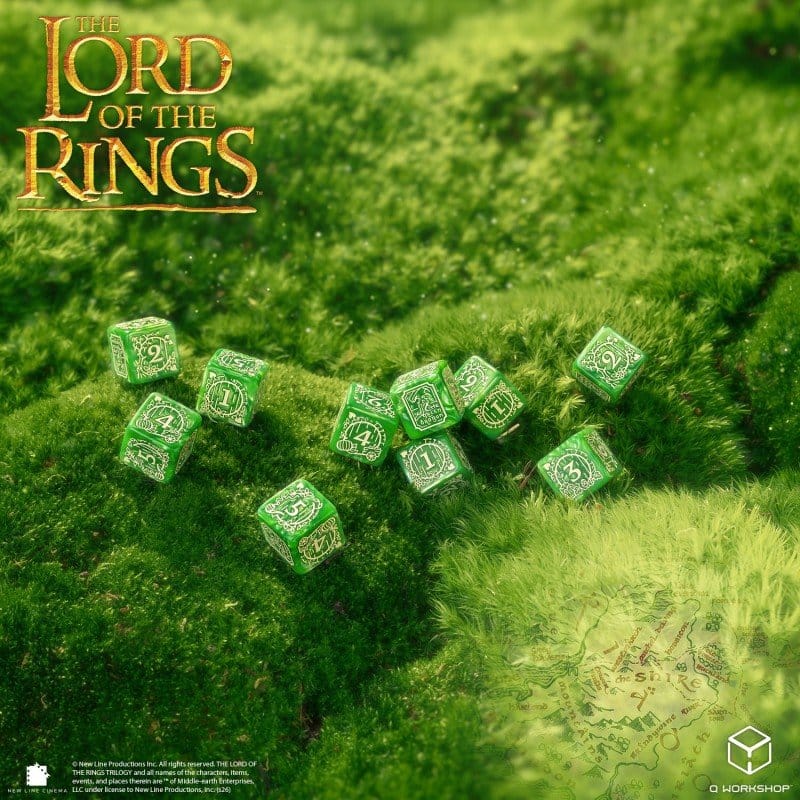 Der Herr der Ringe: 10er D6 Würfelset Auenland