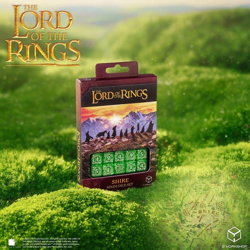 Der Herr der Ringe: 10er D6 Würfelset Auenland