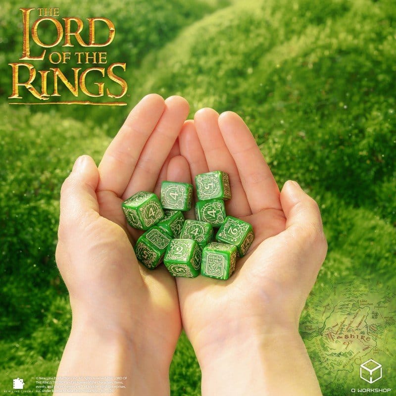 Der Herr der Ringe: 10er D6 Würfelset Auenland
