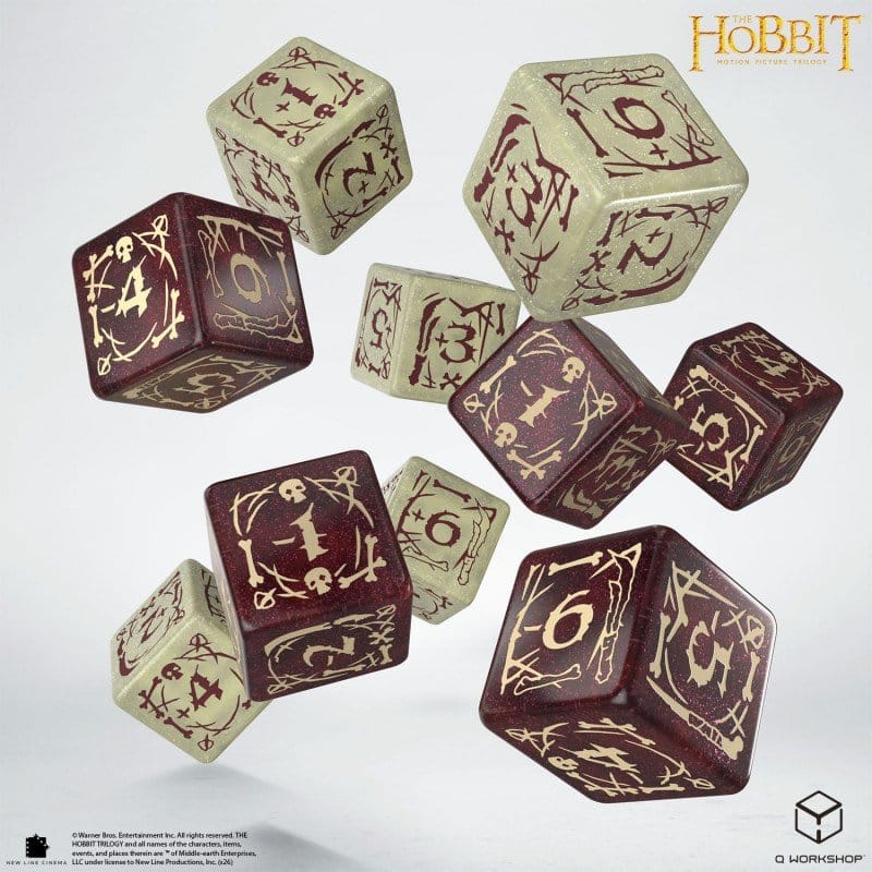 Der Hobbit: 10er D6 Würfelset Goblins