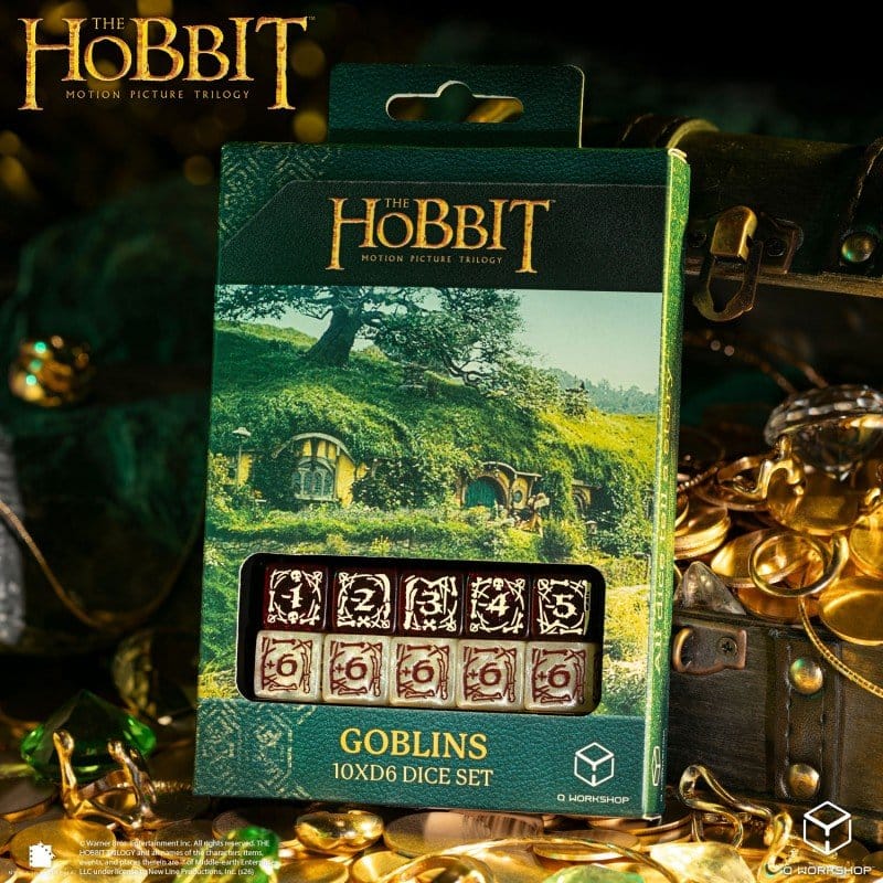 Der Hobbit: 10er D6 Würfelset Goblins