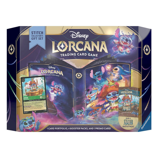 Disney Lorcana TCG Azurite Sea Geschenk-Set Stitch *Englische Edition*