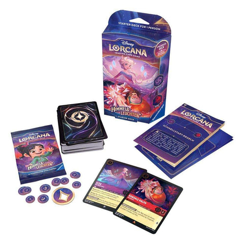 Disney Lorcana TCG Himmelsleuchten Starter Deck Amethyst Rubin *DEUTSCHE VERSION* - Smalltinytoystore