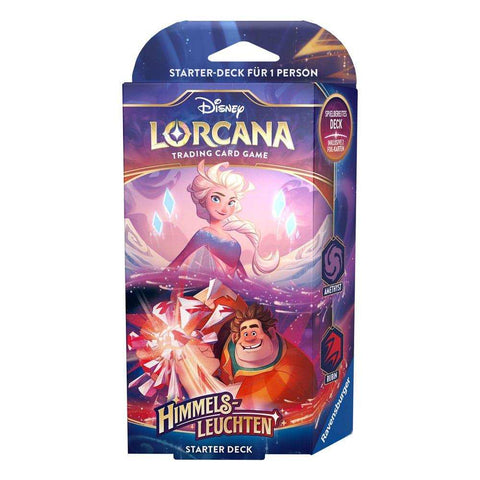 Disney Lorcana TCG Himmelsleuchten Starter Deck Amethyst Rubin *DEUTSCHE VERSION* - Smalltinytoystore