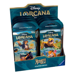 Disney Lorcana TCG Azurite Sea Starter Decks Display (8) *Englische Edition*