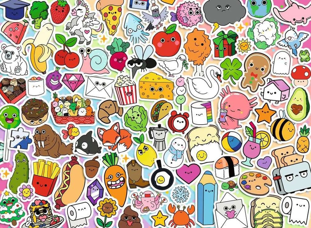 Kawaii Puzzle Niedliches Kawaii Chaos (500 Teile)