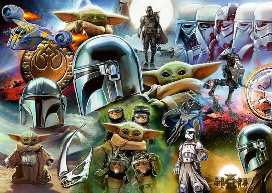 The Mandalorian and Grogu Puzzle (1000 Teile)