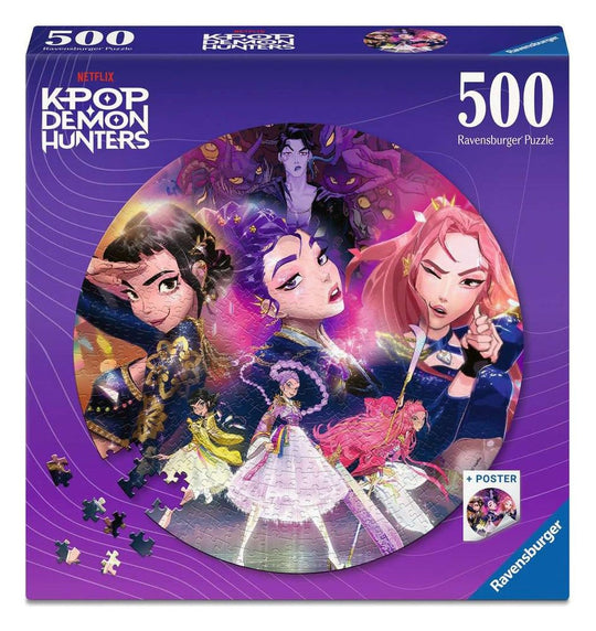 KPop Demon Hunters Rundpuzzle For the fans! (500 Teile)