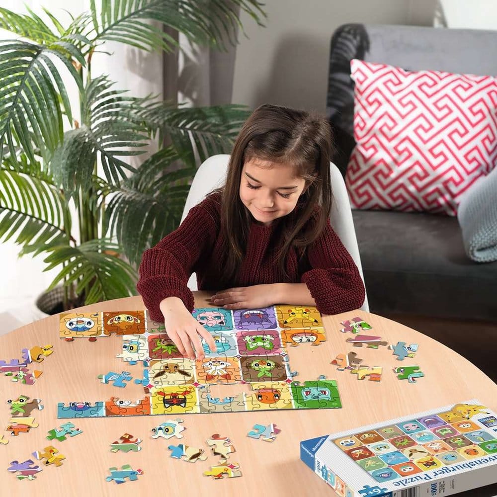 Pokémon Kinderpuzzle Pokémon Gesichter (100 Teile XXL)