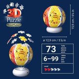 Pokémon 3D Puzzle-Ball Nachtlicht (73 Teile)
