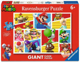 Super Mario Giant Floor Puzzle Marios Freunde und Feinde (125 Teile)
