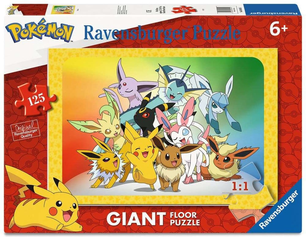 Pokémon Giant Floor Puzzle (125 Teile)