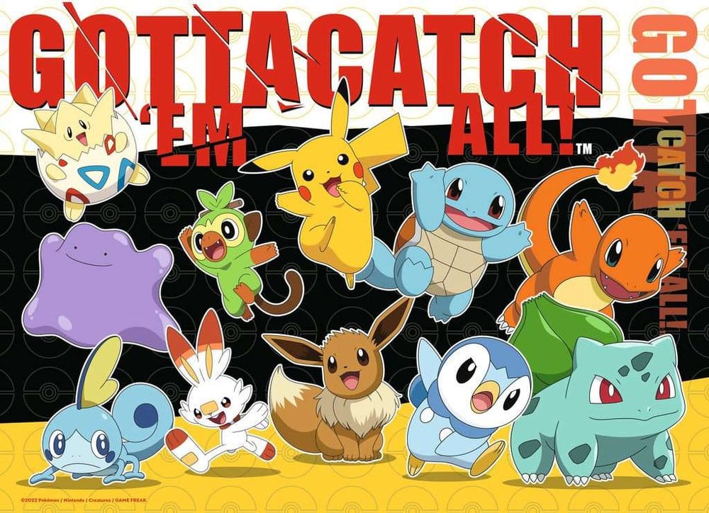 Pokémon Puzzles 4er-Pack Pokémon-Kumpels (4x100 Teile)