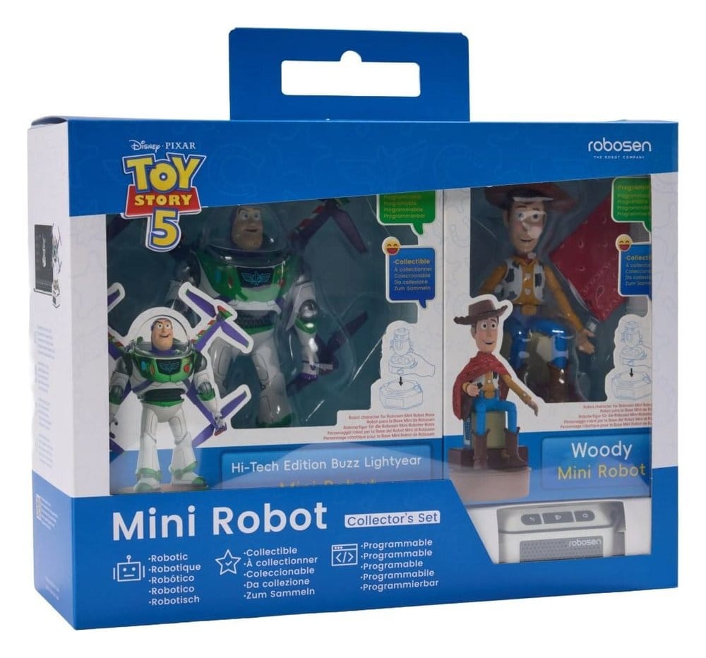 Disney Interaktiver Roboter Toy Story 5 Set - Buzz Lightyear & Woody (Hi-Tech Edition) *Englische Version*